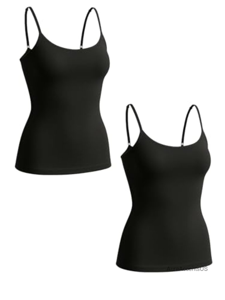Scoop Neck Cami Body Shaper With Tummy Control